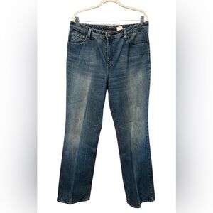 Eddie Bauer Women's Boyfriend Medium Wash Jeans size 14R (1127)